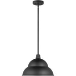 Barn Light 1 Light 14" Black Outdoor Pendant