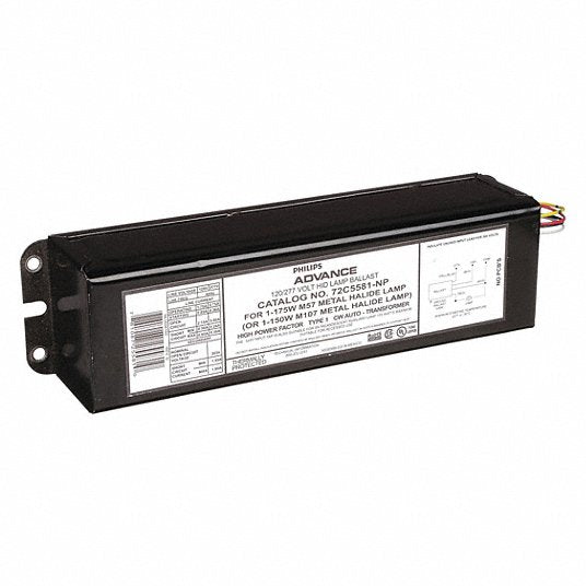 Universal Ballast, MH (HID), 120/277V, 1 lamp, 175W, 72C5581NP001