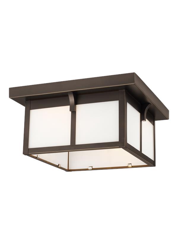 Tomek Collection - Two Light Outdoor Flush Mount | Finish: Antique Bronze - 7852702EN3-71