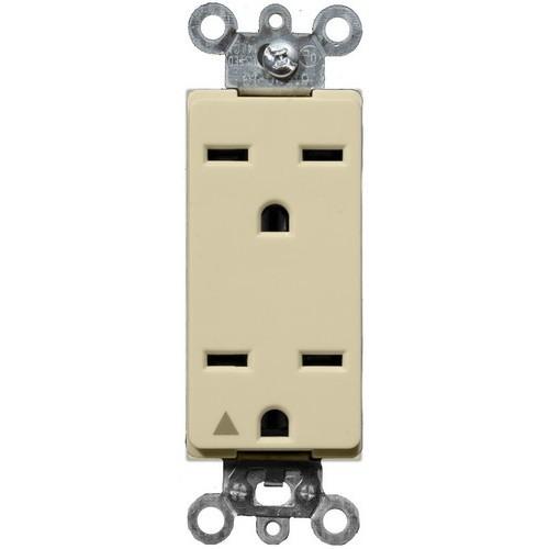 Isolated Ground Decorative Duplex Receptacle