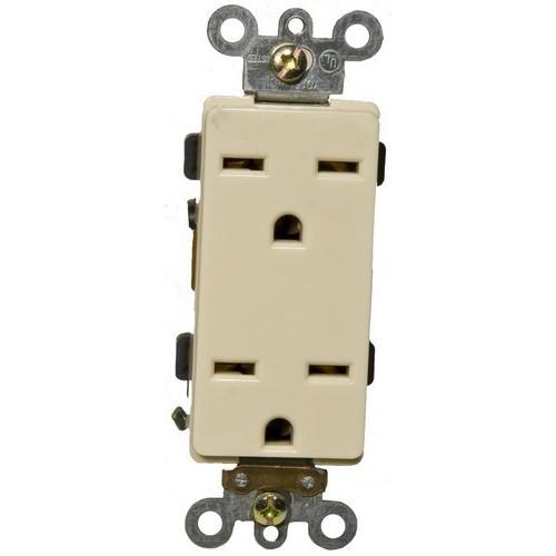 Industrial Grade Decorative Duplex Receptacle