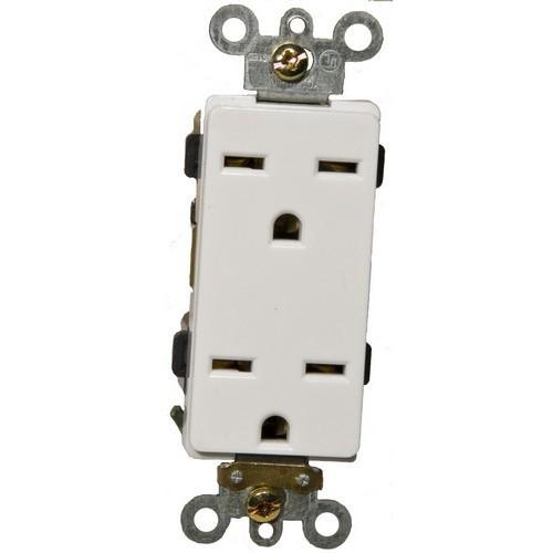 Industrial Grade Decorative Duplex Receptacle