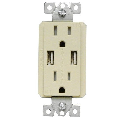 Decorative USB Chargers & Tamper Resistant Duplex Receptacle