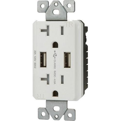 Decorative USB Chargers & Tamper Resistant Duplex Receptacle