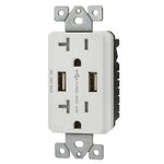 Decorative USB Chargers & Tamper Resistant Duplex Receptacle