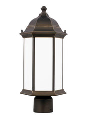 Sevier Collection - Medium One Light Outdoor Post Lantern | Finish: Antique Bronze - 8238651EN3-71