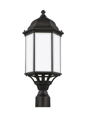 Sevier Collection - Large One Light Outdoor Post Lantern | Finish: Antique Bronze - 8238751-71