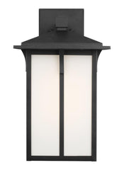 Tomek Collection - Large One Light Outdoor Wall Lantern | Finish: Black - 8752701-12