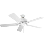 Basic-Max 52" Ceiling Fan White/Light Oak Blades