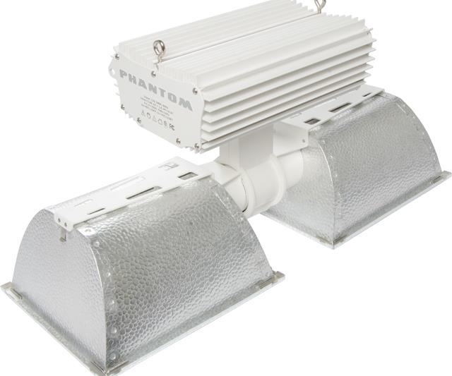 Phantom Dual 315 Watt (630W Total) CMH Grow Light System w/Philips Lamps, 3100K or 4200K, 120-240V