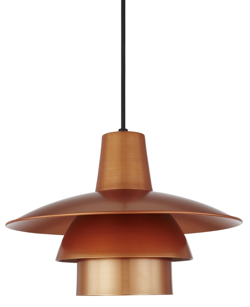 Atomic Series Shade, 16 Inch, Coppertone Finish