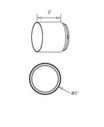 ATOM Series - Snoot White Trim Ring