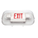 Vandal/Environmental Shield Guard for Combo Exit Signs