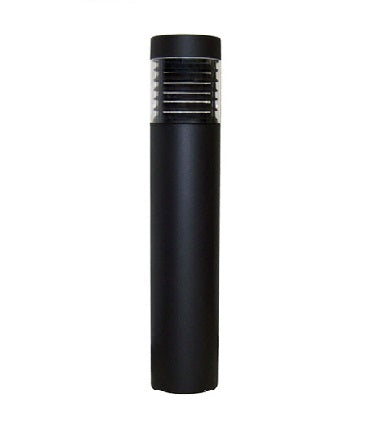 Premium LED Flat Top Bollard w/ Louvers, 15W, 120-277V, Bronze, White or Black Finish