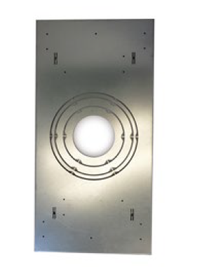 Commercial Downlight Retrofit New Construction Plate T-Grid