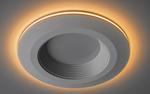 6 Inch LED Downlight with NightLightR Trim, 11 Watt, 120V, Selectable CCT