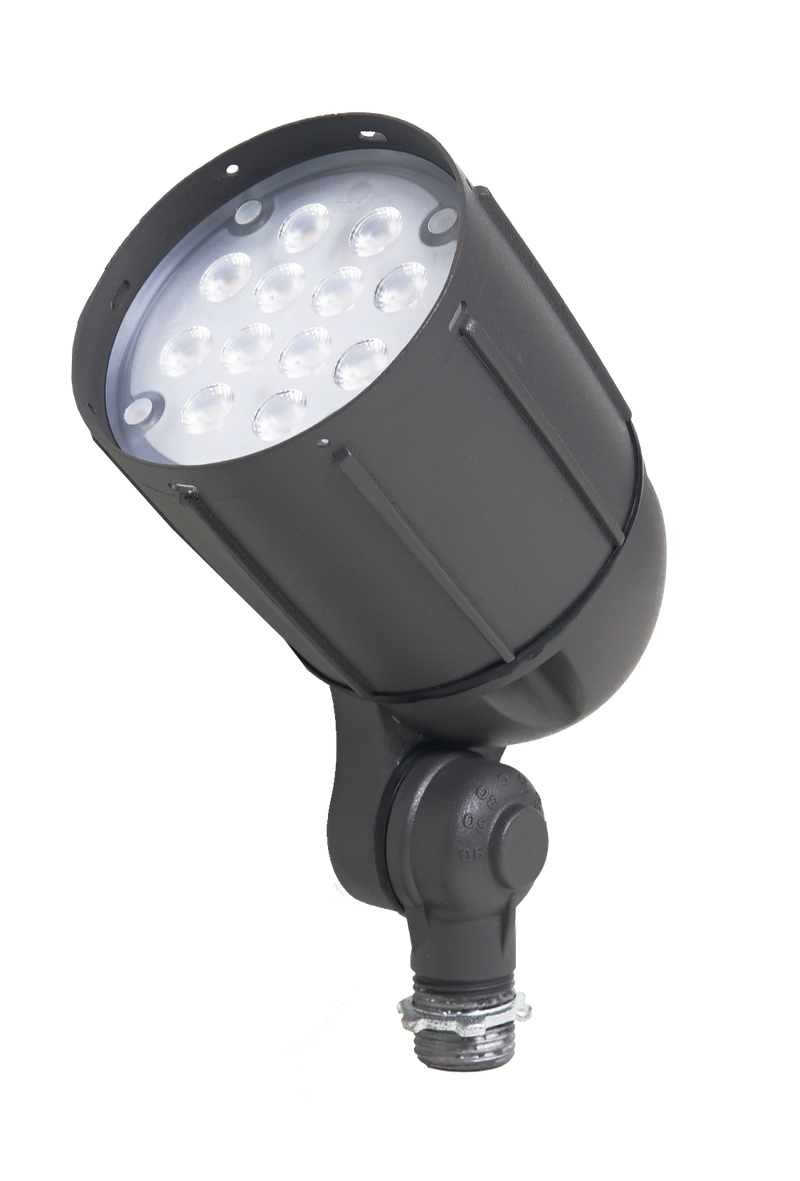 LED Bullet Flood Light, 12W, 120-277V, 1460 Lumens, 5000K