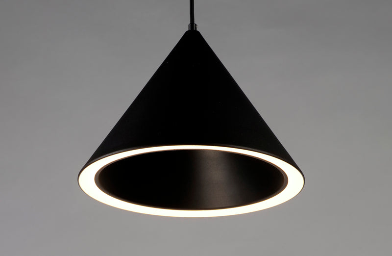  Abyss 1-Light LED Pendant E20082-BK Single Pendant