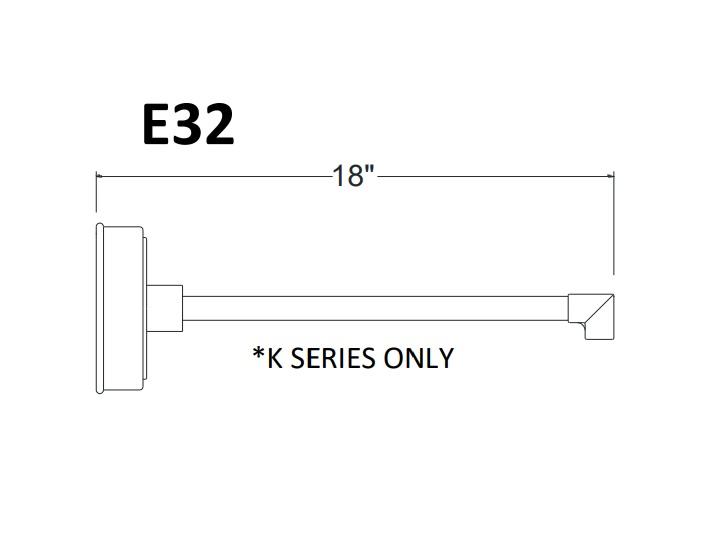 K1 Series LED Sign Light, Multiple Finishes and Mounting Arms Available