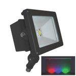 LED Static Color Flood Light, 20 watt, Blue, Green, or Red