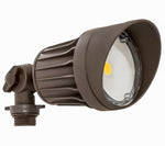 Weatherproof LED Round Flood Head, 10 watt, 120V, Bronze or White Finish