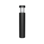 8" Flat Louver Bollard, 2000 Lumens, 4000K or 5000K, Wattage Selectable, 120-277V, Black or Bronze