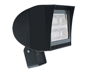 LED Flood Light, 78W, 120-277V, Trunion, Bronze