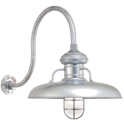 16" Shade Hi-Lite Gooseneck, Milkman Collection, H-7516 Series (Available in Multiple Color Finishes)