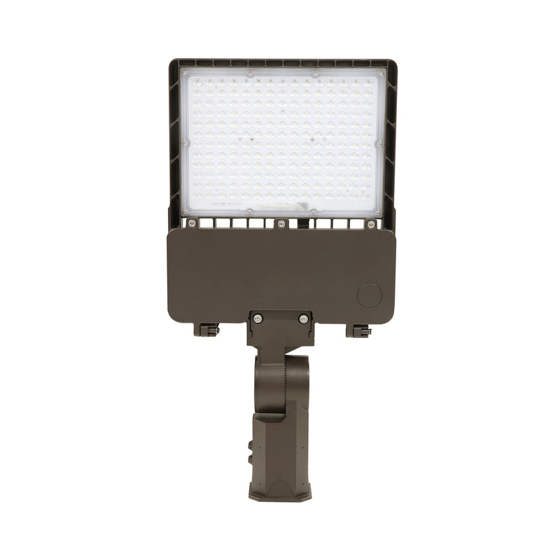 GKOLED Area/Parking Lot Light, 150 Watt, 21000 Lumens, 120-277V, 4000K or 5000K, Dark Bronze Finish