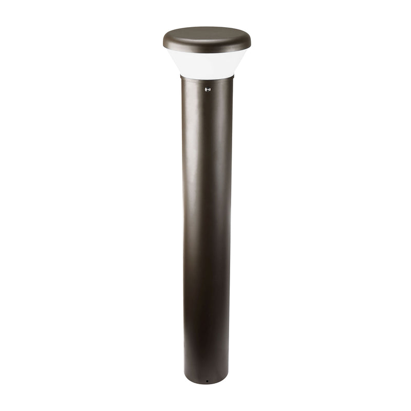 Bollard Light, 26W, 3050 Lumens, 4000K, 120-277V, Dimmable, DLC 5.1 Premium, Dark Bronze