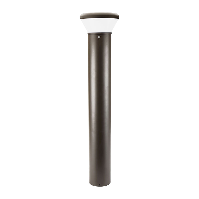 Bollard Light, 26W, 3050 Lumens, 4000K, 120-277V, Dimmable, DLC 5.1 Premium, Dark Bronze