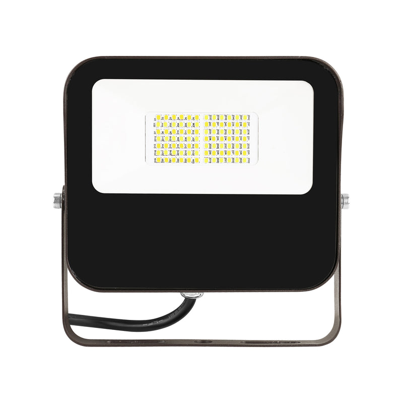 LED Flood Light, 15W, 2300 Lumens, 120-277V, CCT Selectable, Dark Bronze