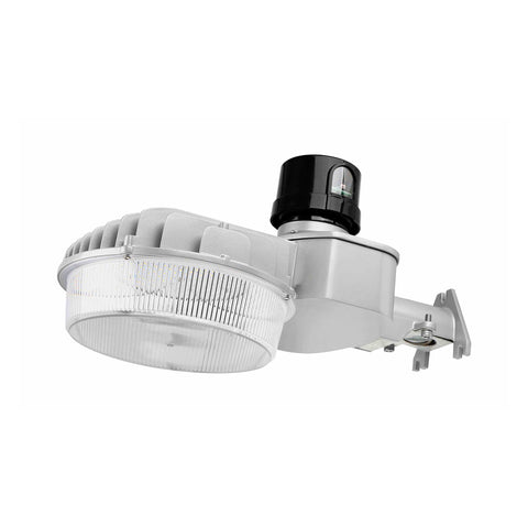 Dusk to Dawn Light with Photocell, 45W, 65W or 90W, 4000K or 5000K, 120-277V, Silver Finish