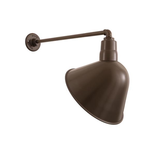 Hi-Lite 14" Angle Shade (Bronze Finish, shown w/ 37" HL-U straight arm)