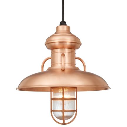 24" Shade Hi-Lite Pendant, Milkman Collection, 7524 Series (Available in Multiple Color Finishes)