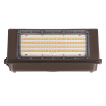 LED Full Cutoff Wall Pack, 8000 or 15000 Lumens, CCT Selectable, 120-277V, Dark Bronze Finish