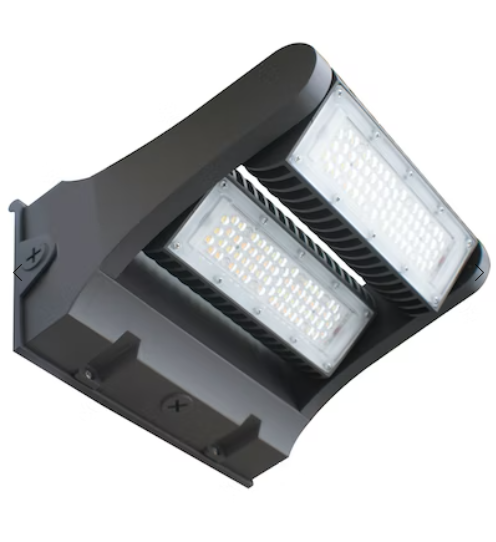 LED Double Module Rotating Full Cutoff Wall Pack, 80 watt, 10,875 Lumens, 3000K, 4000K or 5000K, 120-277V