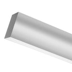 4 Foot Linear Architectural Pendant, 120-277V, Wattage and CCT Selectable, Black or Silver Finish