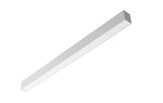 8 Foot Linear Architectural Pendant,120-277V, Wattage and CCT Selectable, Black, Silver or White Finish