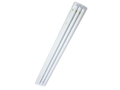 4 Foot LED Vapor Tight Fixture for 2 or 3 Single End, LED Ready