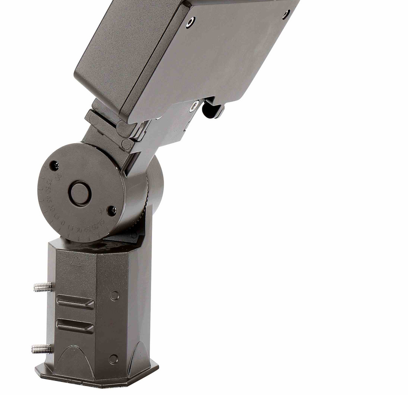 WareLight Area/Parking Lot Light, 40W, 5000K, Type III Distribution, Bronze Housing, 0-10V Dimmable, 120-277V