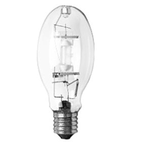 400-watt, clear, ANSI-M59, Fixture Type-enclosed, ED28 bulb, universal operating position, E39 mogul MH400UPE