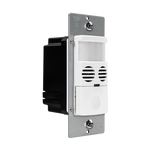 180° Dual-Technology Occupancy/Vacancy Motion Sensor Wall Switch, Neutral Wire Required, Single Pole