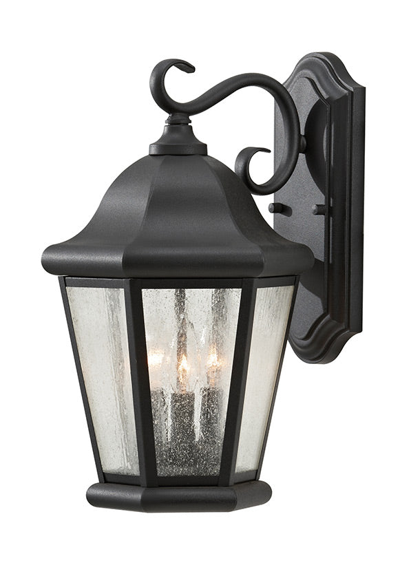 Martinsville Collection - Large Three Light Outdoor Wall Lantern | Finish: Black - OL5902EN/BK