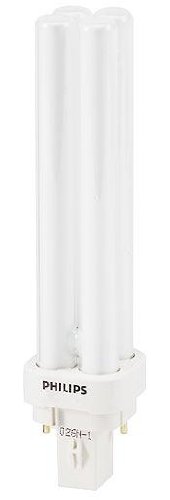 Philips-PL-C 18W/30 4P  18 Watt Long Twin-Tube Compact Fluorescent Light Bulb, 3000K (10 pack)