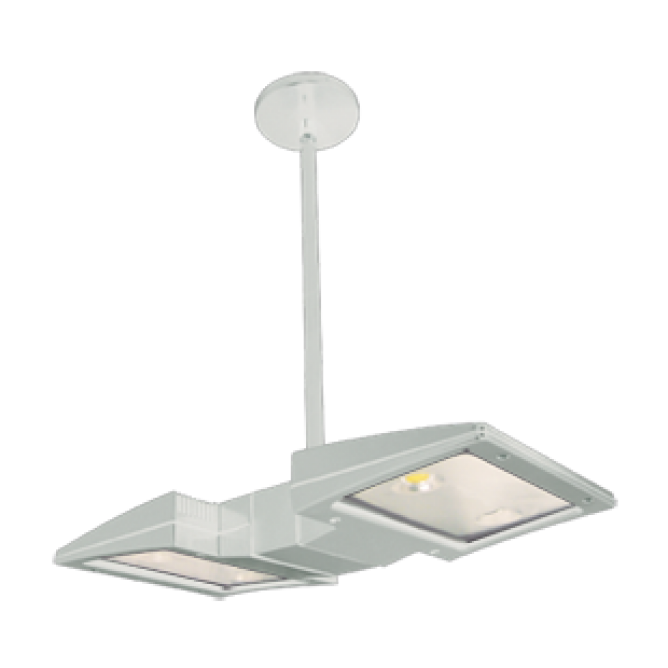 LED Pendant Downlight, 36 watt, 120-277V, Bronze or White Finish