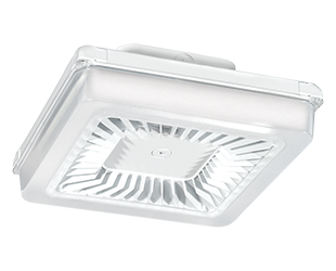 LED PORTO Garage Light, 30W, 42W or 55W, 120-277V, White