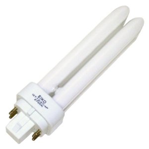 13W Quad-Tube 2700K GX23-2 Base Fluorescent