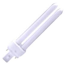 18W Quad-Tube 4100K G24D2 4 Pin Base Fluorescent