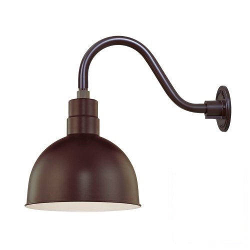 Millennium Lighting 12" RLM/ Deep Bowl Shade - Architectural Bronze (shown w/ 14.5" gooseneck)